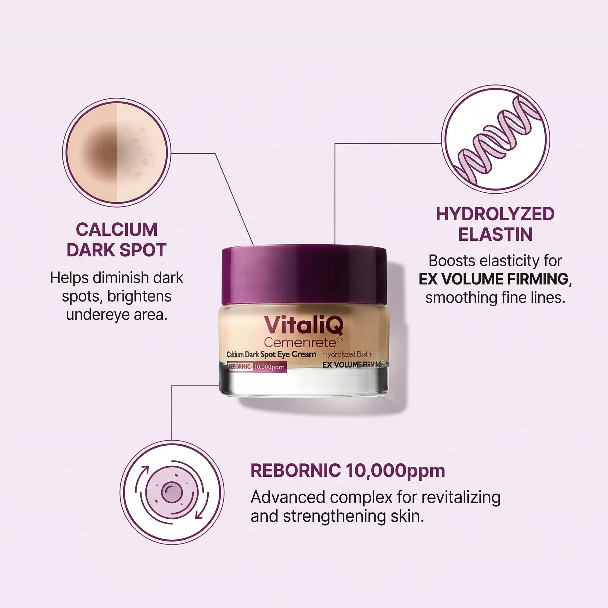 Calcium Dark Spot Eye Cream - Image 3