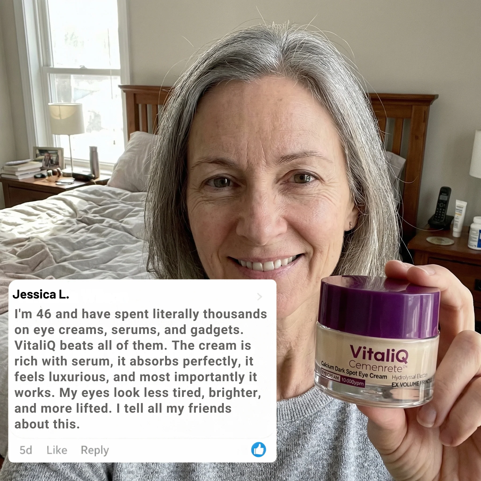Calcium Dark Spot Eye Cream - Image 7