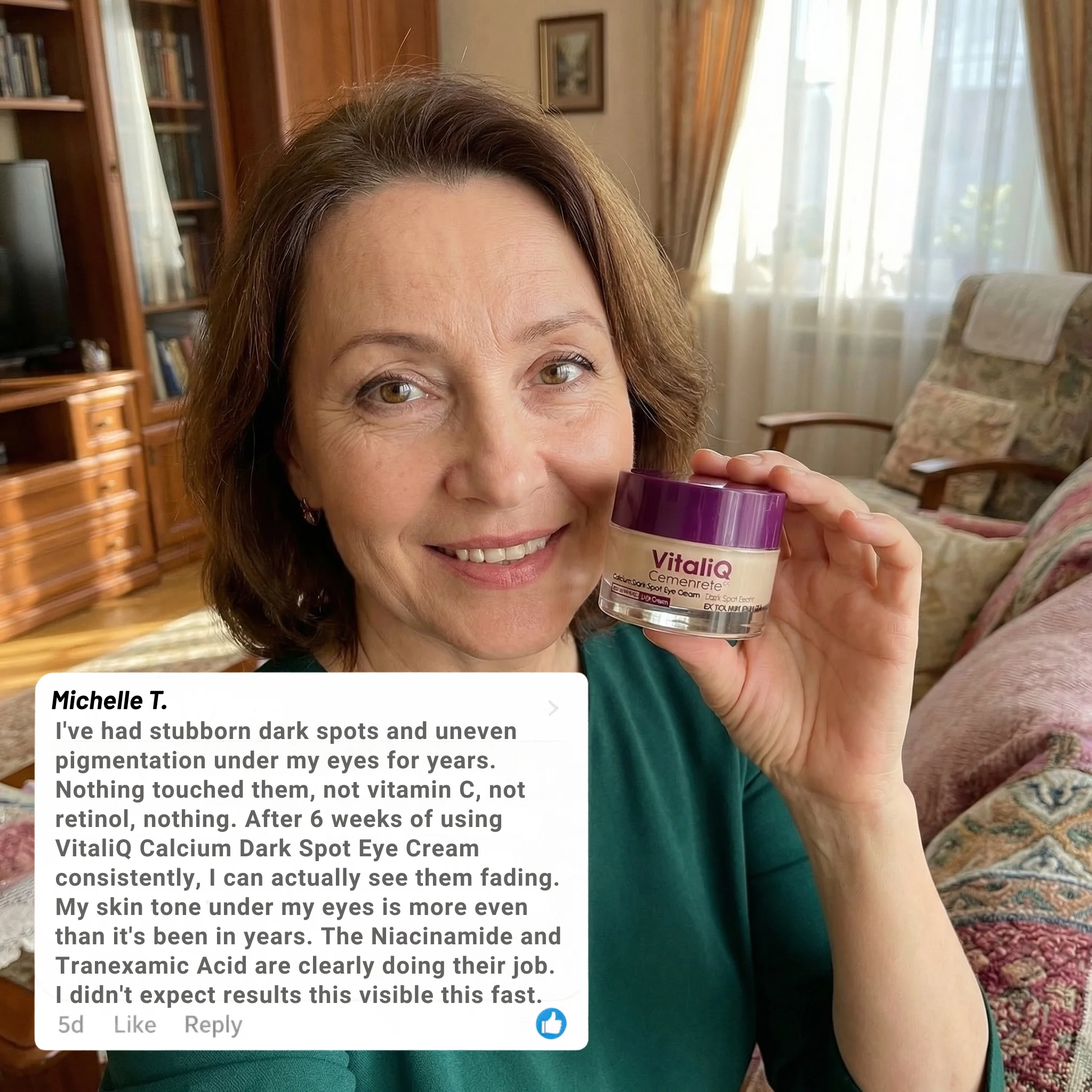 Calcium Dark Spot Eye Cream - Image 8