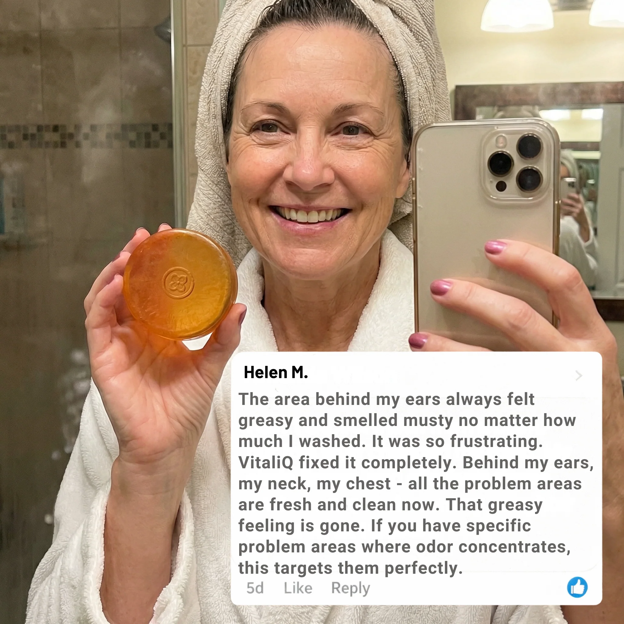 Japanese Persimmon Soap - Anti Nonenal Odour - Image 7