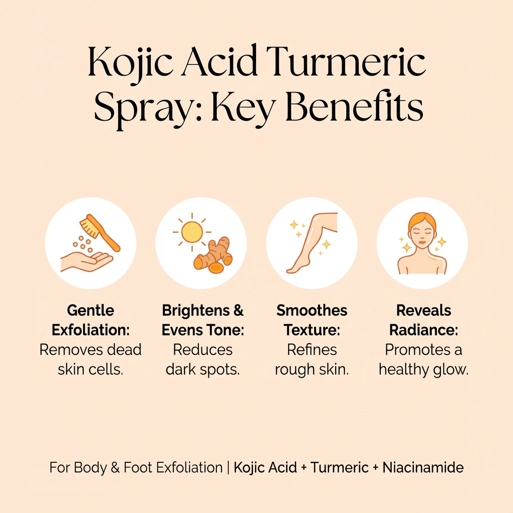 Kojic Acid Turmeric spray - Dark Spot Formula - Image 3