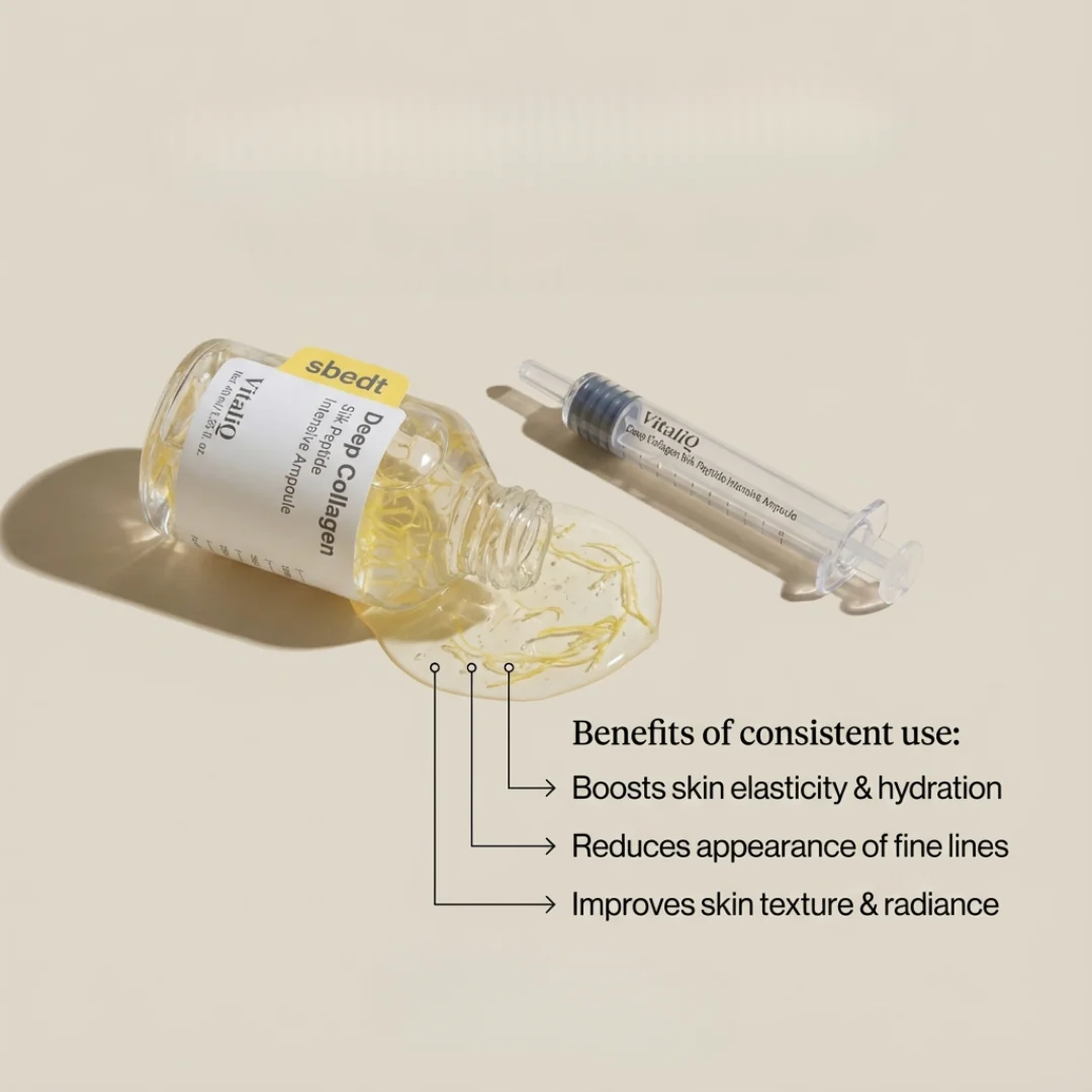 VitaliQ Korean Silk Peptide Botox Serum - Image 2