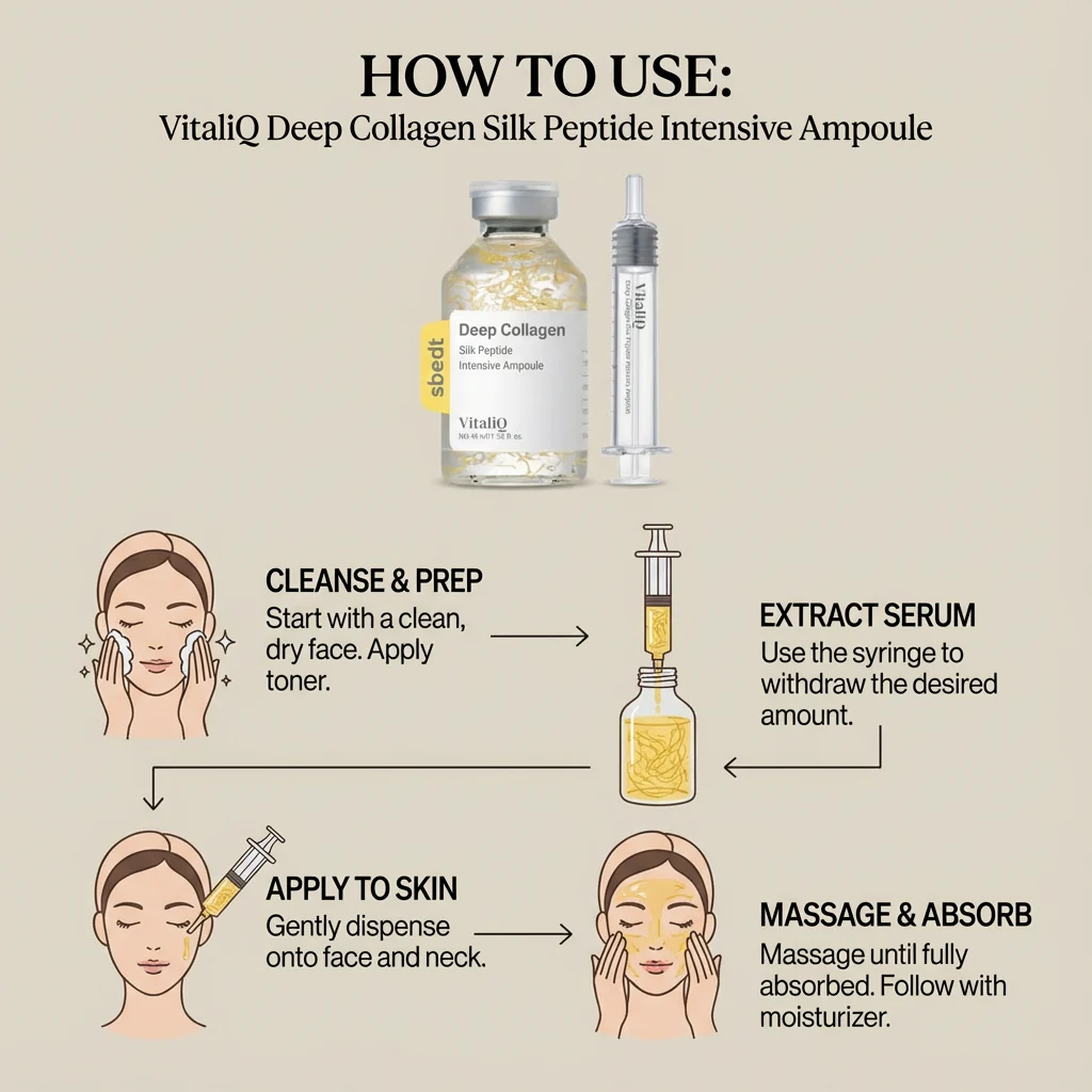 VitaliQ Korean Silk Peptide Botox Serum - Image 4